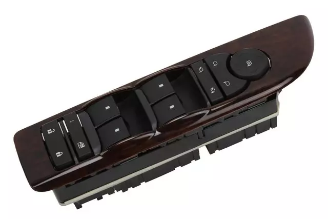 Mocha Walnut Driver Side Front Door Switch Bezel - GM (20980438)