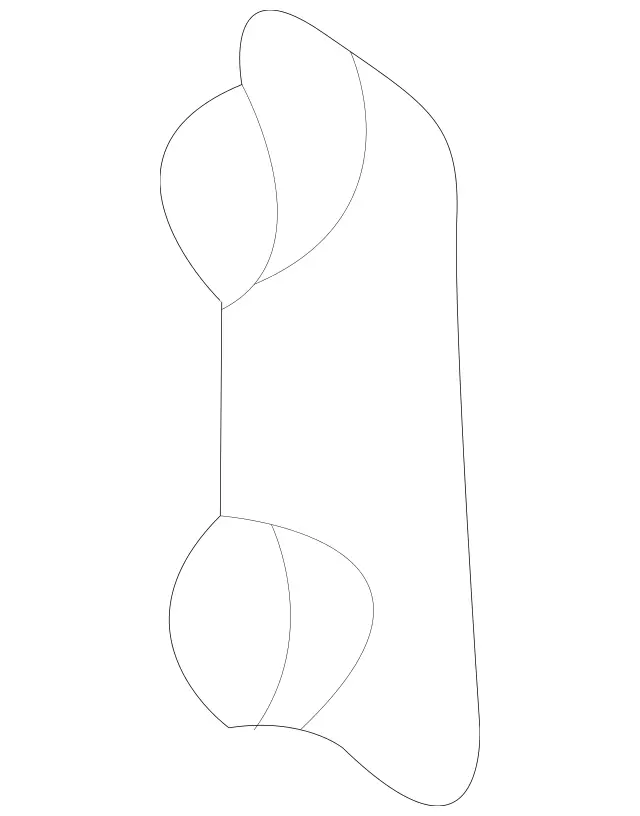 1638900144 - Rear-End Door: Plate for Mercedes-Benz: ML320, ML430 Image image