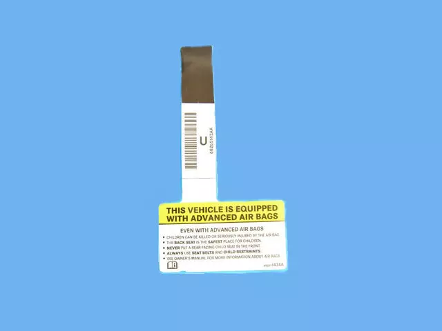 68265143AA - Labels: Air Bag Warning Label for Mopar Image image