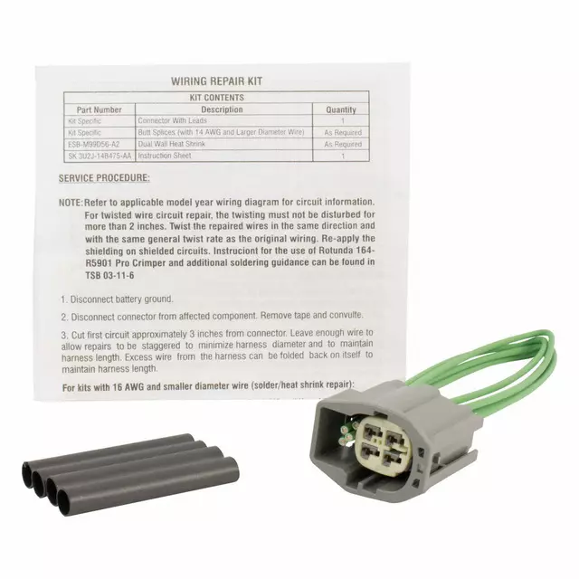 9U2Z14S411ADB - : Wire Assembly for Ford Image