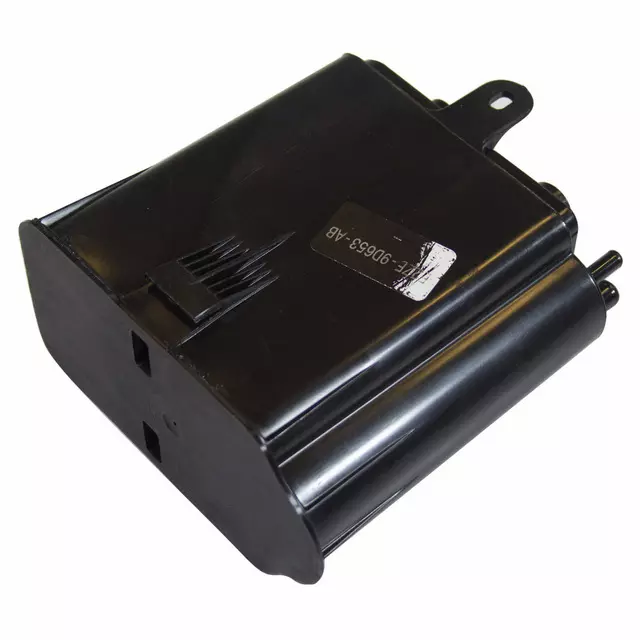 CX741 - Emission System: Vapor Canister for Ford: Aerostar, Bronco, Bronco II, Country Squire, Crown Victoria, E-150 Econoline, E-150 Econoline Club Wagon, E-250 Econoline, E-250 Econoline Club Wagon, E-350 Econoline, E-350 Econoline Club Wagon, Econoline Super Duty, Escort, Explorer, F-150, F-250, F-250 HD, F-350, F-Super Duty, LTD, LTD Crown Victoria, Mustang, Ranger, Thunderbird | Lincoln: Continental, Mark VII, Town Car | Mercury: Colony Park, Cougar, Grand Marquis, Marquis, Tracer Image