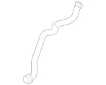 2045017182 - : 2008-2015 Mercedes-Benz - Coolant Filling Hose for Mercedes-Benz: C250, C300, C350, GLK250, GLK350 Image