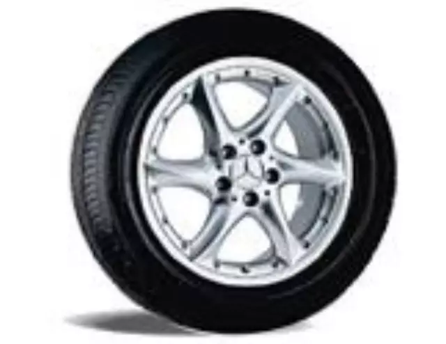 66470257 - : Wheel Elarneb (17 Inch) 6-Spoke Multi-Piece - Sterling Silver for Mercedes-Benz: SLK280, SLK300, SLK350, SLK55 AMG Image