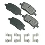 ACT1093 - : Akebono ProACT Ultra Premium Ceramic Disc Brake Pad Kit for AKEBONO Image