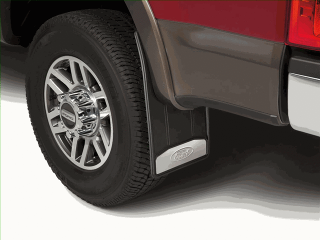 CL3Z16A550X - Exterior: Splash Guards, Heavy Duty for Ford: E-350 Super Duty, E-450 Super Duty, F-150, F-250 Super Duty, F-350 Super Duty, F-450 Super Duty, F-550 Super Duty Image