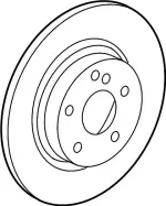 D32065DA0CNW - : Value Advantage™ ROTOR-DISC BRAKE,REAR for INFINITI: QX30 Image