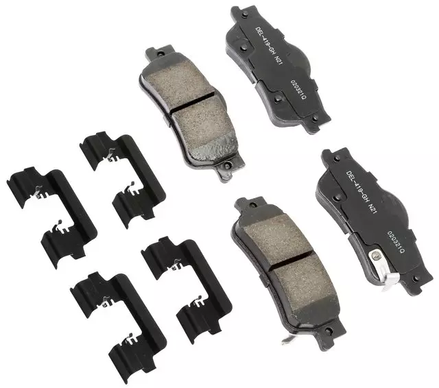 19428002 - : Ceramic Rear Disc Brake Pad Kit With Clips for GM Image