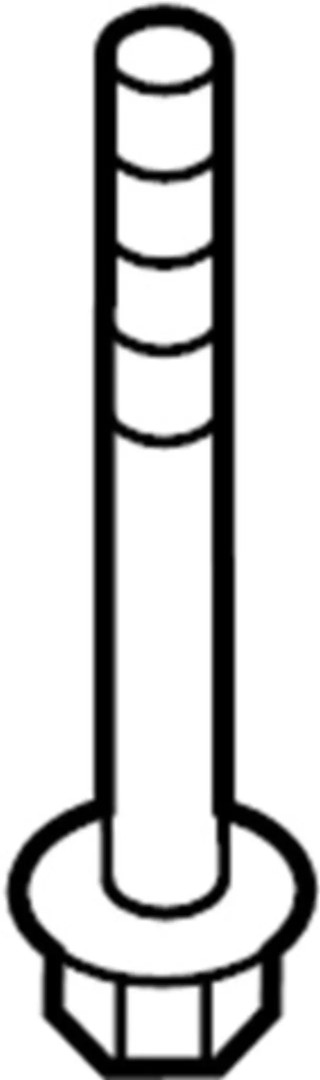 54459EN02D - Suspension: Differential Mount Bolt for INFINITI: QX80 Image