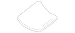 2058103036 - Trim: Cover, Beverage Holder for Mercedes-Benz Image