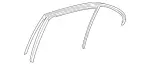 2047352225 - : Window Guide Rail for Mercedes-Benz Image