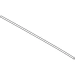 GD9Z58101C36A - Body: Weatherstrip for Lincoln: Continental Image