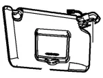 9L3Z1504105AA - Body: Sun Visor for Ford: F-150 Image