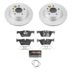 ESK6656 - : Genuine Geomet Coated Rotors, ECE-R90 Brake Pads + Hardware Kit for PowerStop Image