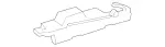 2057277400 - Driver Door: Reinforcement for Mercedes-Benz Image
