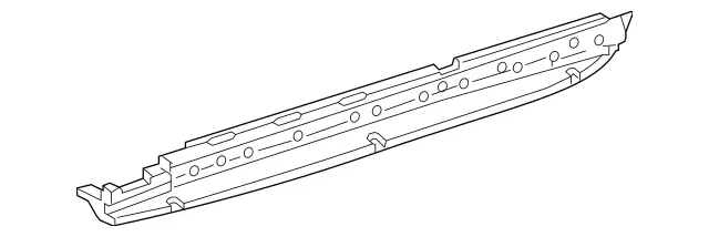 1666900010 - Trim and Lining: Carrier for Mercedes-Benz: GL350, GL450, GL550, GL63 AMG, GLS350d, GLS450, GLS550, GLS63 AMG Image image