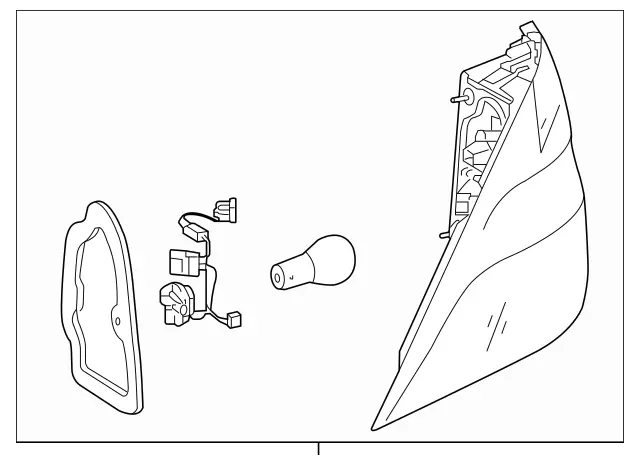 1669063401 - Electrical System: Rear Lamp Combination for Mercedes-Benz: GLE300d, GLE350, GLE400, GLE63 AMG, ML250, ML350, ML400, ML550, ML63 AMG Image image