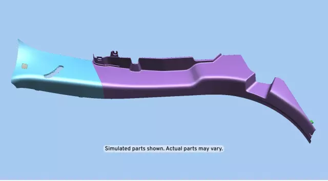 22818827 - Body: Lock Pillar Trim for GM Image