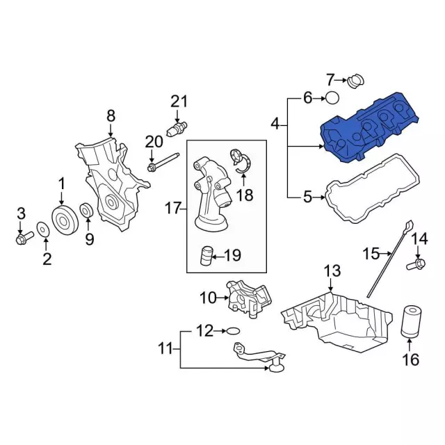 Valve Cover - Ford (BR3Z-6582-V)