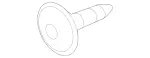 9909325 - Body: Roof Opening Trim Screw for Mercedes-Benz: Metris, Sprinter 1500, Sprinter 2500, Sprinter 3500, Sprinter 3500XD, Sprinter 4500 Image
