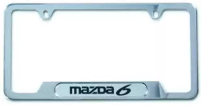 83H12 - Exterior: License Plate Frame, MAZDA6 Logo for Mazda: 6 Image