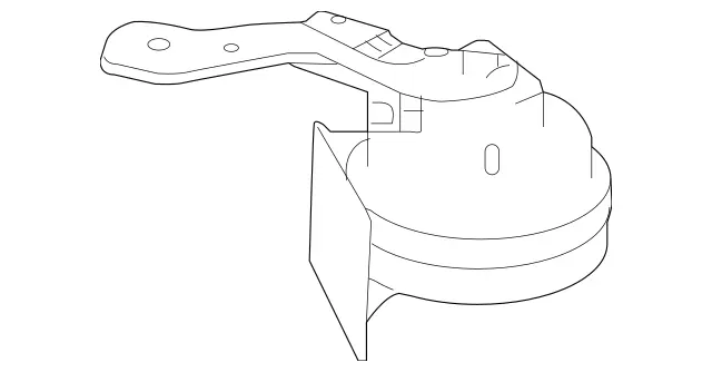 2475400325 - Electrical Equipment and Instruments: Horn for Mercedes-Benz: EQB 250+, EQB 300, EQB 350, GLA250, GLA35 AMG, GLA45 AMG, GLB250, GLB35 AMG Image image