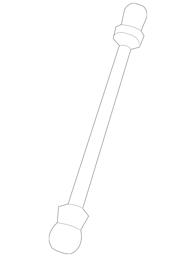 231420034864 - : Brake Hose for Mercedes-Benz: SL400, SL450, SL550 Image