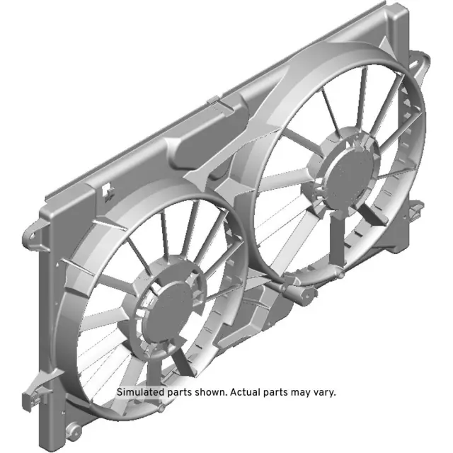 22747159 - : Engine Cooling Fan Shroud for Cadillac: XTS | Chevrolet: Impala Image