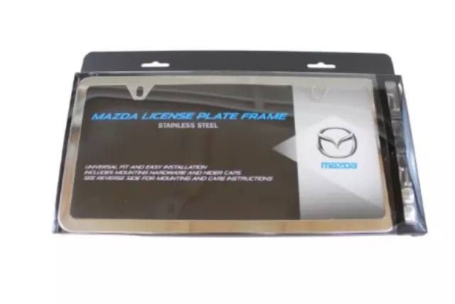 License Plate Frame - Polished Slimline - Mazda (000083Z10)