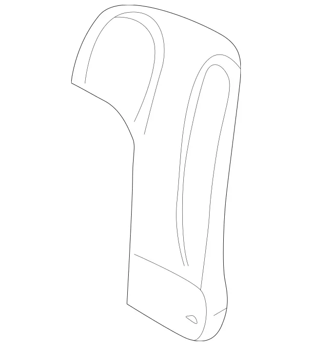 46391023399045 - Body: Seat Back Panel for Mercedes-Benz Image