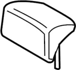 864301MA1B - Body: Headrest, Outer for Infiniti Image