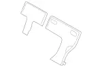 21092405621A74 - Body: Rear Cover for Mercedes-Benz Image