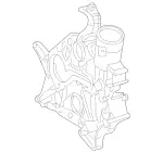 1120100733 - Engine: Front Cover for Mercedes-Benz Image