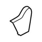 CK4Z9961694BA - Body: Outer Cover End Cover for Ford: Transit-150, Transit-250, Transit-350, Transit-350 HD Image