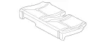 1639200150 - Rear Seat Bench: Padding for Mercedes-Benz Image