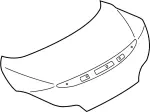 H430MJL0MB - : Trunk Lid for INFINITI: G37, Q60 Image