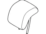 BE8Z54611A08BB - Body: Headrest, Center for Ford: Fiesta Image