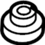 215065NN0A - Cooling System: Radiator Assembly Upper Mount for INFINITI: QX50, QX55, QX60 Image