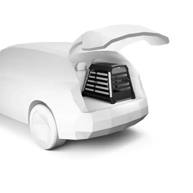 3CN071203ADSP - Interior: Allax Dog Crate - Medium for Volkswagen: Atlas, ID. Buzz Image