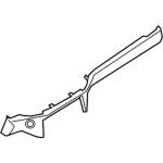 KB3Z2104338BB - Body: Lower Molding for Ford Image