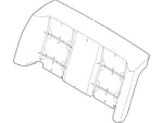 DG1Z5466800A - Body: Seat Back Pad for Ford Image