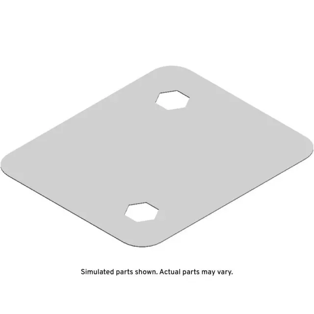 15844741 - Body: Door Lock Striker Plate Spacer for Chevrolet: Silverado 1500, Silverado 2500 HD, Silverado 3500 HD | GMC: Sierra 1500, Sierra 2500 HD, Sierra 3500 HD Image