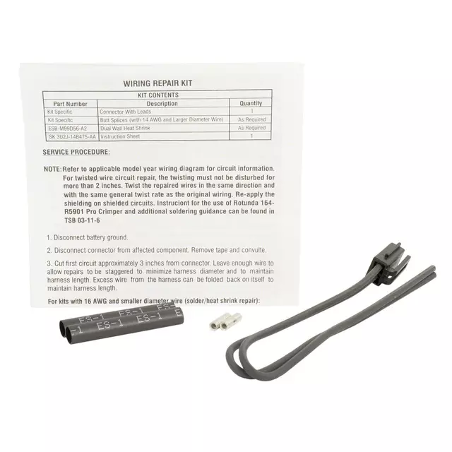 3U2Z14S411RCB - : Wire Assembly for Ford Image