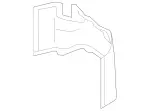 2046280555 - Cowl, Front Panel: Partition for Mercedes-Benz Image
