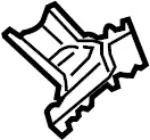 76327CL70A - Body: Rail Support for Infiniti Image