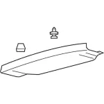 FA1Z5841308AK - Body: Upper Trim for Lincoln: MKX, Nautilus Image