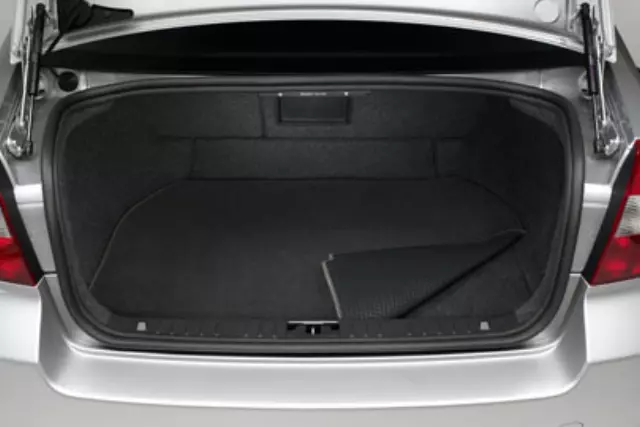 30681894 - Interior: 2005-2011 Volvo V50 - Luggage Compartment Mat Reversible - Black for Volvo: V50 Image