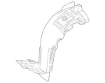 2926900130 - : Ft Fender Liner for Mercedes-Benz Image