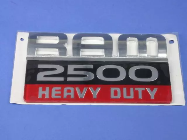 07-12 DODGE RAM 2500 NEW RAM 2500 HEAVY DUTY DOOR EMBLEM MOPAR FACTORY OEM - Mopar (55372616AC)