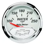 133700408 - : GAUGE, WATER TEMP, 2 1/16", 250?F, ELEC, CHEVROLET HERITAGE BOWTIE for AutoMeter Image
