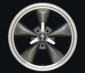 5R3Z1007CA - Suspension: 17- Painted Aluminum Wheel - Silver for Ford: Mustang Image